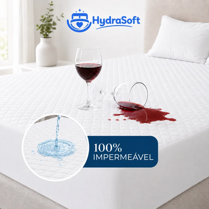 [COMPRE 1, LEVE 3] HydraSoft™ Jogo de Cama Impermeável Premium – Capa + 2 Fronhas