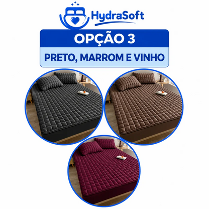 [COMPRE 1, LEVE 3] HydraSoft™ Jogo de Cama Impermeável Premium – Capa + 2 Fronhas
